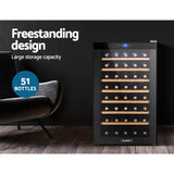 NNEDSZ Devanti Wine Fridge Cooler 51 Bottles