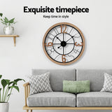 NNEDSZ 60CM Wall Clock Wooden