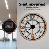 NNEDSZ 60CM Wall Clock Wooden