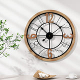 NNEDSZ 60CM Wall Clock Wooden