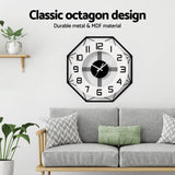 NNEDSZ 60CM Wall Clock Octagon