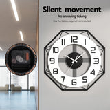 NNEDSZ 60CM Wall Clock Octagon