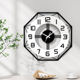 NNEDSZ 60CM Wall Clock Octagon