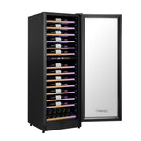 NNEDSZ Wine Cooler Fridge Dual Zone 128 Bottles