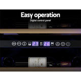 NNEDSZ Wine Cooler Fridge Dual Zone 128 Bottles