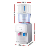 NNEDSZ Water Cooler Dispenser Bench Top White