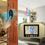 720P Hd Smart Peephole Viewer With 3.2 Led Display And Tf Card Support 32Gb Max-1915197280433082371