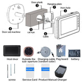 Smart Doorbell With 4.3 Display 3.0Mp Camera Motion Detection Night Vision & Tf Card Support 32Gb Max-1915197877257375750