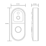 Smart Wifi Video Doorbell With Night Vision & Remote Monitoring - White-1915196621289820168