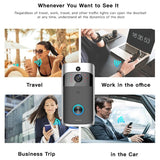 Smart Wifi Video Doorbell With Night Vision - Remote Monitoring-1915196689908633604