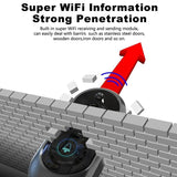 Smart Wifi Video Doorbell With Remote Monitoring & Voice Intercom - 720P 6400Mah Black-1915196747542564866