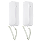High-Definition Wired Intercom Doorphone - Two-Way Communication White-1915196639291772936