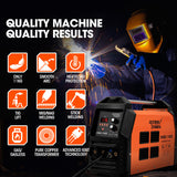 NNEMB 140A MIG/MAG/MMA/ARC/TIG Multi-Purpose Welder MIG-140, Flux/Solid Wire/CO2 Or Argon Gas