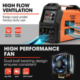 NNEMB 140A MIG/MAG/MMA/ARC/TIG Multi-Purpose Welder MIG-140, Flux/Solid Wire/CO2 Or Argon Gas