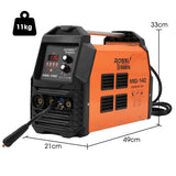 NNEMB 140A MIG/MAG/MMA/ARC/TIG Multi-Purpose Welder MIG-140, Flux/Solid Wire/CO2 Or Argon Gas