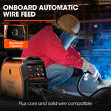 NNEMB 200A MIG/MAG/MMA/ARC/TIG Multi-Purpose Welder MIG-200, Flux/Solid Wire/CO2 Or Argon Gas