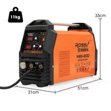 NNEMB 200A MIG/MAG/MMA/ARC/TIG Multi-Purpose Welder MIG-200, Flux/Solid Wire/CO2 Or Argon Gas