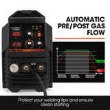 NNEMB 200A MIG/MAG/MMA/ARC/TIG Multi-Purpose Welder MIG-200, Flux/Solid Wire/CO2 Or Argon Gas