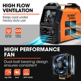 NNEMB 45A Plasma Cutter, Non-Touch Pilot ARC for Easy Cuts of Painted or Rusty Metals, DC Inverter Cutting Machine, Compressed Air