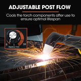 NNEMB 45A Plasma Cutter, Non-Touch Pilot ARC for Easy Cuts of Painted or Rusty Metals, DC Inverter Cutting Machine, Compressed Air