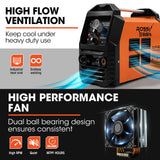 NNEMB 60A Plasma Cutter, Non-Touch Pilot ARC for Easy Cuts of Painted or Rusty Metals, DC Inverter Cutting Machine