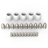 NNEMB 25pc Consumables Kit to Suit P-80 Plasma Cutter Torch, Includes Tips, Electrodes