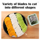 NNEOBA Drum Vegetable Cutter Hand-Crank Food Slicer Grater Processor