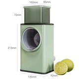 NNEOBA Drum Vegetable Cutter Hand-Crank Food Slicer Grater Processor