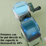 NNEOBA Drum Vegetable Cutter Hand-Crank Food Slicer Grater Processor