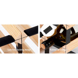 NNEDSZ Artiss Wine Rack 120 Bottle