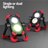 NNEDSZ Work Light Rechargeable Torch USB Cordless LED Lamp Rotation Folding