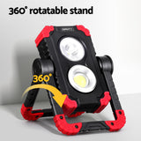 NNEDSZ Work Light Rechargeable Torch USB Cordless LED Lamp Rotation Folding