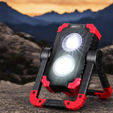 NNEDSZ Work Light Rechargeable Torch USB Cordless LED Lamp Rotation Folding