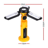 NNEDSZ Work Light Rechargeable USB Cordless LED Lamp Hook Rotation Folding