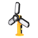 NNEDSZ Work Light Rechargeable USB Cordless LED Lamp Hook Rotation Folding
