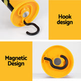 NNEDSZ Work Light Rechargeable USB Cordless LED Lamp Hook Rotation Folding