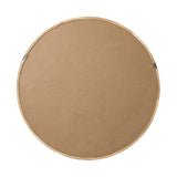 NNEED Wall Mounted Mirror with Wood Frame 60cm Round