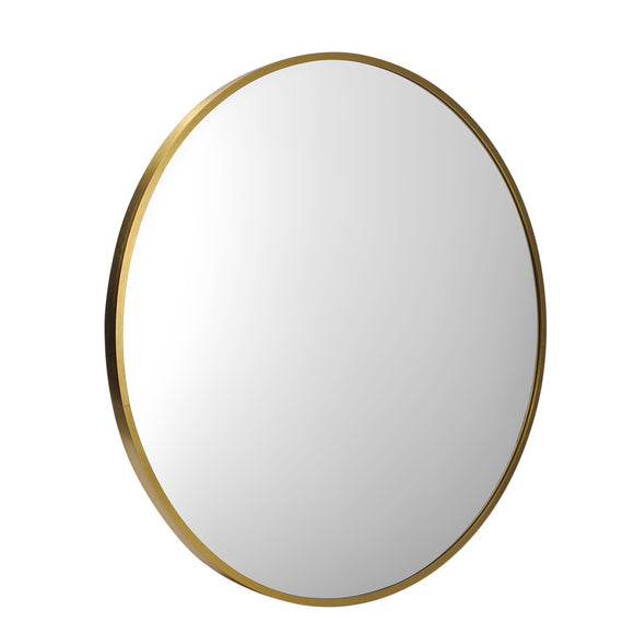 NNEED Wall Mirrors Round Gold 80cm