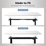 Levede Desktop For Motorised Adjustable White 120X60CM (Desktop Only)-1927582210181959686