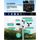 NNEDSZ Weather Station Indoor Outdoor Wireless WiFi Professional Solar Sensor