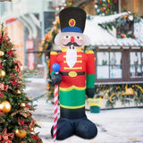 NNEOBA Walnut Soldier Christmas Decoration with LED Lights