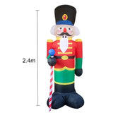 NNEOBA Walnut Soldier Christmas Decoration with LED Lights