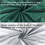 NNEOBA Waterproof Camping Tarp Sunshade UV Protection Tent (Green)