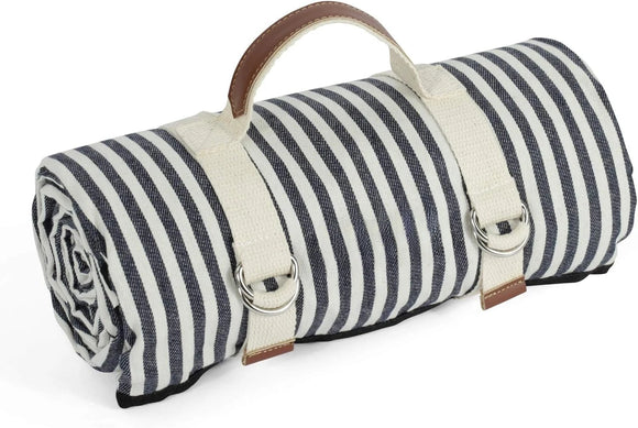 NNEOBA Waterproof Picnic Blanket with Carry Strap for Outdoor Activities