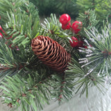 NNEOBA Artificial Christmas Garland Wreath for Home Decoration