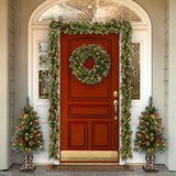 NNEOBA Artificial Christmas Garland Wreath for Home Decoration