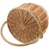 NNEOBA Wicker Woven Picnic Basket with Handle
