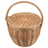 NNEOBA Wicker Woven Picnic Basket with Handle