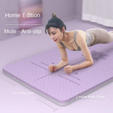 NNEOBA Thickened TPE Yoga Mat for Home Gym
