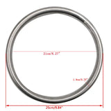 NNEOBA Stainless Steel Chun Kung Fu Sticky Rings